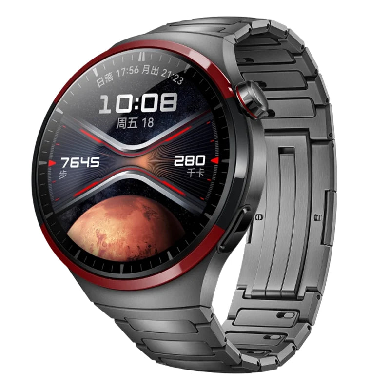 Original No Gaps Luxury Titanium Alloy Strap For Huawei Watch 4 Pro Metal Bracelet For Huawei Watch 4 Pro Business Band Correa