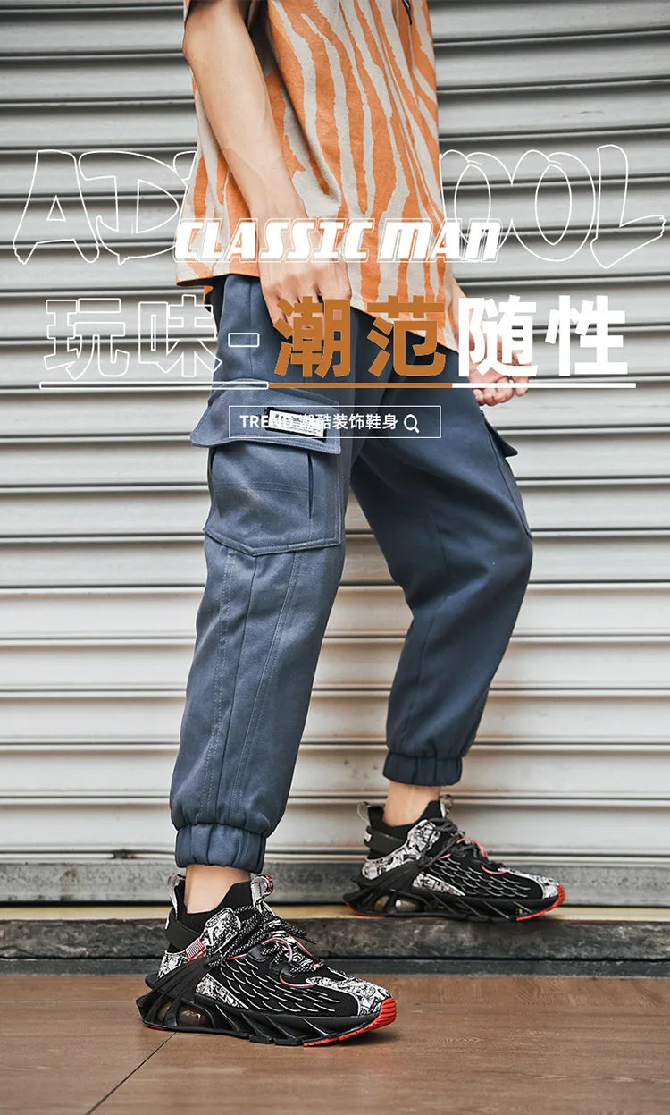 Men shoes Sneakers Male tenis Luxury shoes Mens casual Shoes Trainer Race Breathable Shoes fashion blade running Shoes for men