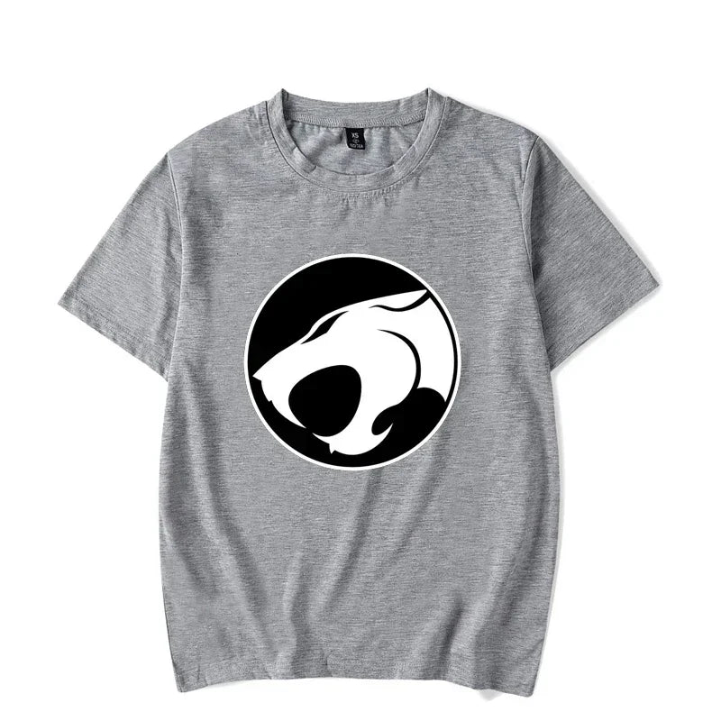 ThunderCat Luminous T-shirt Mens Fashion Casual Short Sleeve Round Neck Tops Mens Clothing Hipster Glowing ThunderCat T-shirt