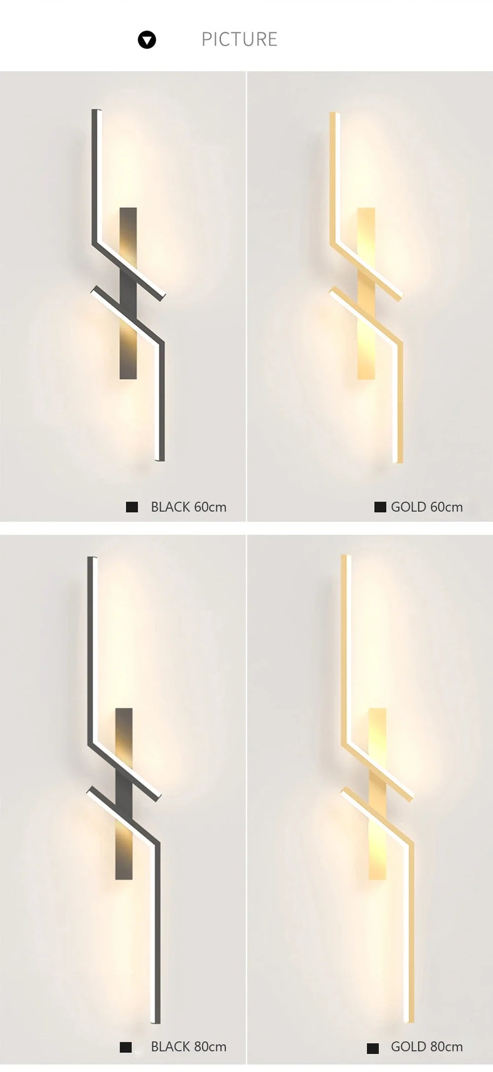 Modern LED Wall Lamp for Living Room TV Sofa Lobby Background  Bedroom Bedside Wall Lights Indoor Sconce Decor Lighting Fixture