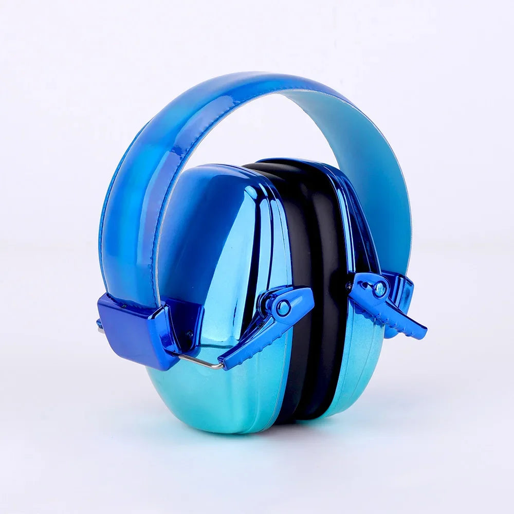 Fashionable Electroplated Earmuffs Kids Hearing protector Anti-noise Headphones For Autism children  Ear Defenders Toddlers Gift