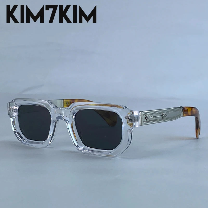 Polarized Square Punk Sunglasses Men 2025 Luxury Brand Classic Rectangle Sunglass UV400 Driving Eyewear Fashion Outdoor Shades