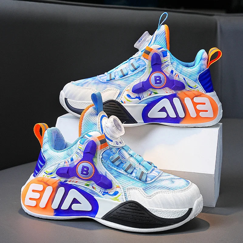 Children's Sports Shoes Flat Outdoor Sports Lightweight Casual Footwear Wear-resistant Comfortable Running Shoes for Kids