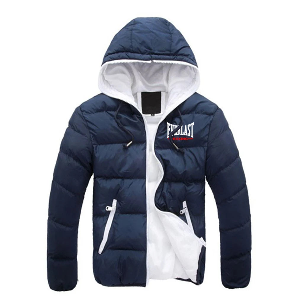 Everlast Autumn And Winter 2025 Men's New Six-color Cotton-padded Warm Jackets Zipper Casual Fashion Thicken Coats