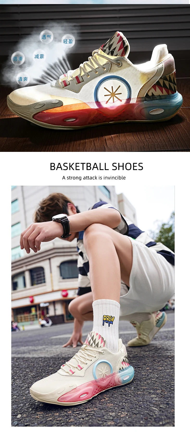 2024 All City 12 Basketball Shoes Brand Designer Sports Training Shoes Outdoor Sneakers Men Mesh Wear Resistant Non-slip Lace-up