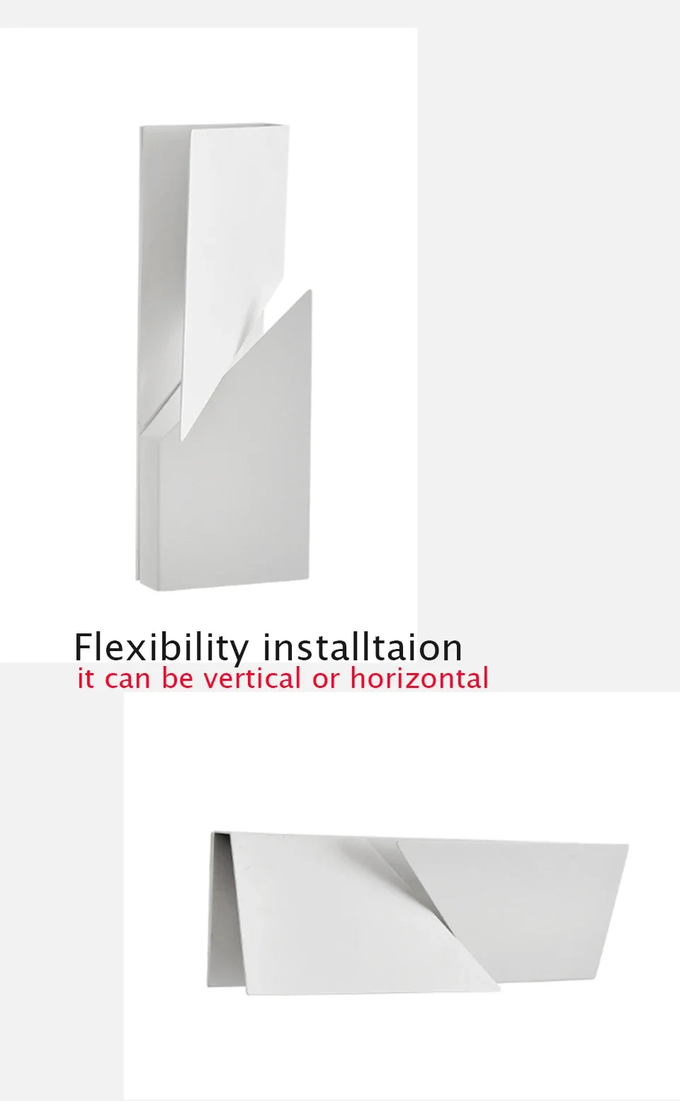 Modern Indoor Wall Lamp Geometric Design LED Sconce Background Light for Living Room Bedroom Hallway Home Decoration Lighting