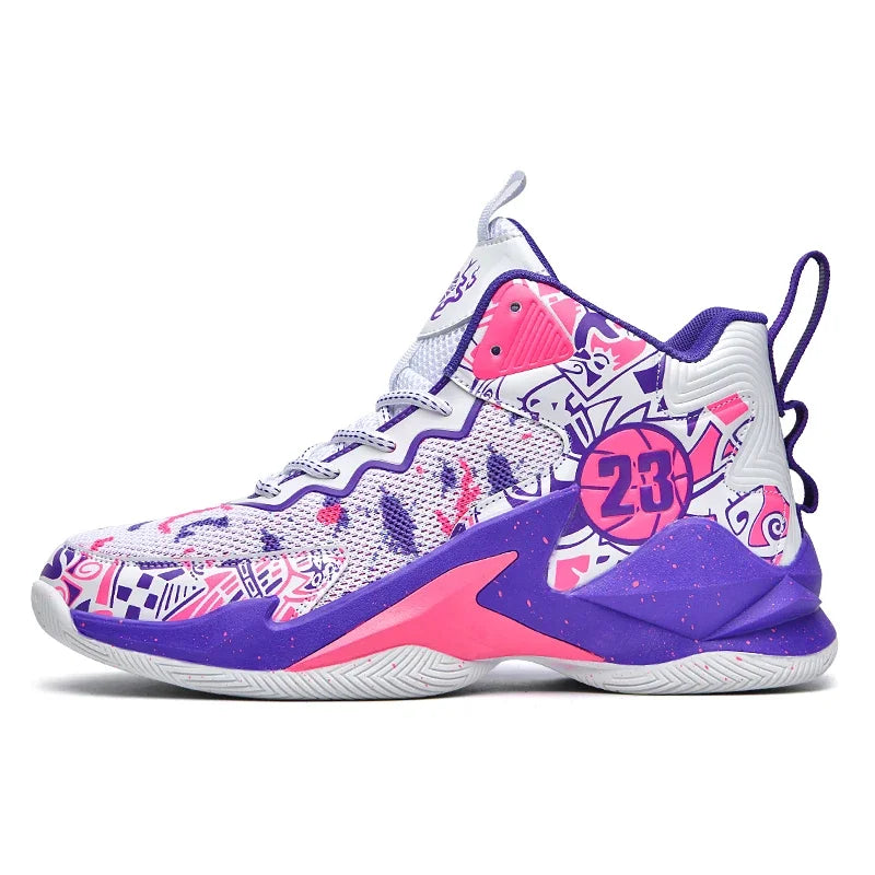 Men Basketball Shoes Field Training Sports Tennis Shoes 2024 New Male Sneakers Non Slip Luxury Basketball Shoes for Children