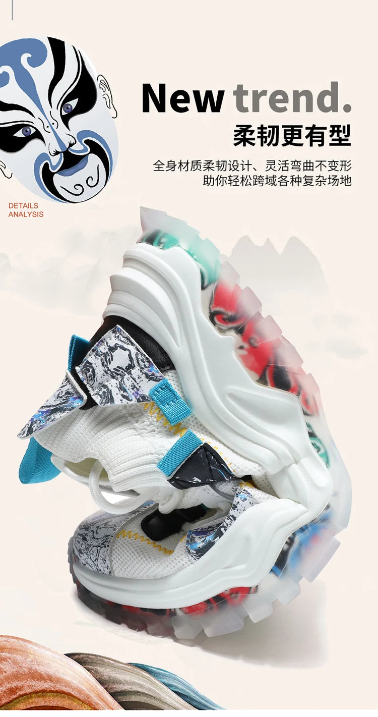 Men's Casual Sneakers Breathable Luxury Trainer Race Shoes Fashion Loafers Running Shoes for Male Comfortable Tenis