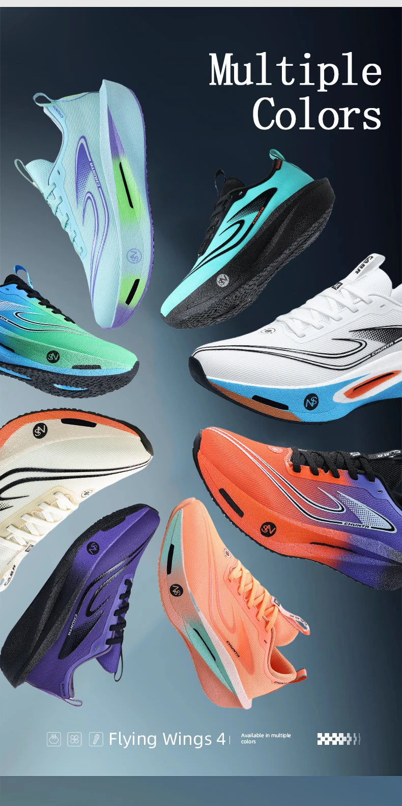 Running Shoes Carbon Board Speciality Marathon Men Sports Breathable Lightweight Women's Comfortable Athletic Nonskid Sneakers