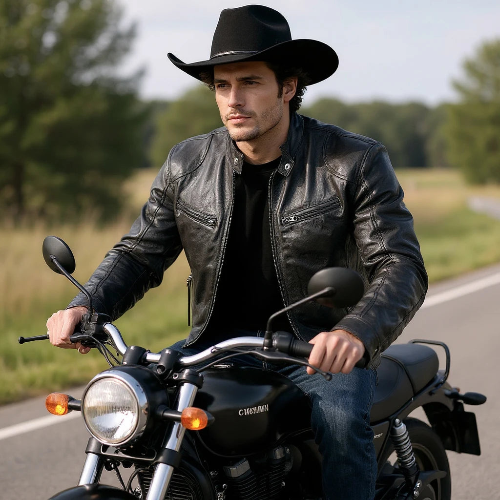 PU Leather Motorcycle Jacket Men's Chaqueta Moto Spring Autumn Motorbike Motocross Riding Jacket Protective Gear Racing Clothing