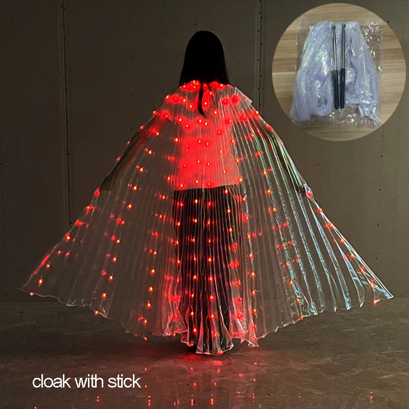 Glowing Decor  Supplies Luminous Cowboy hat  LED Pearlescent Cowboy  Cap Fashion Neon Light Hat For Party