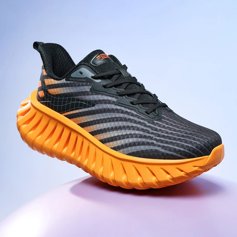 High-quality Chunky Running Shoes Women Men Light Comfy Outdoor Jogging 36-46 Mesh Breathable Trekking Shoes Versatile Sneakers