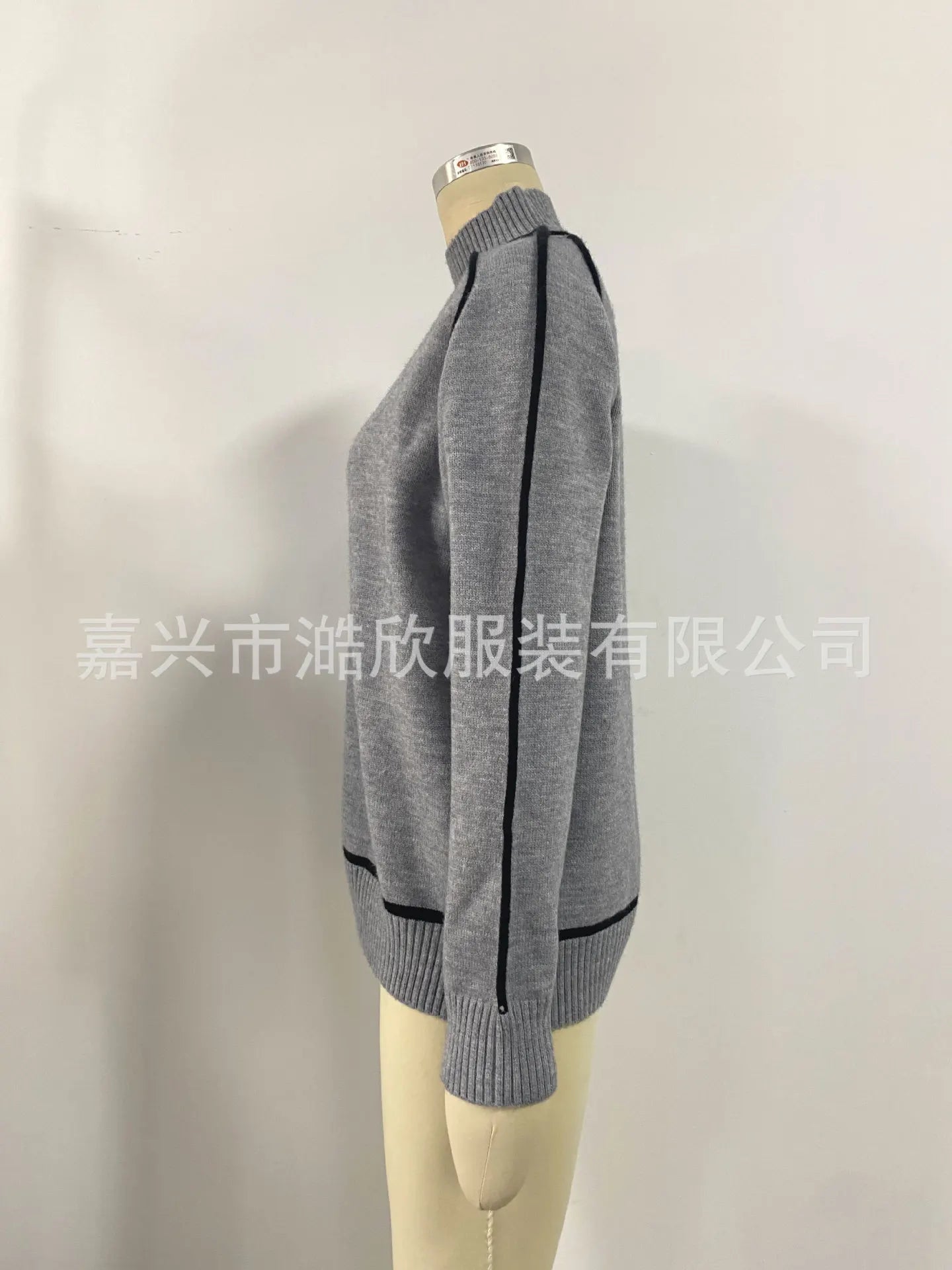 Fashion Basic Autumn Winter Color Matching Emperament Sweater High Neck Office Pullover Solid Soft Long Sleeve Clothing Tops