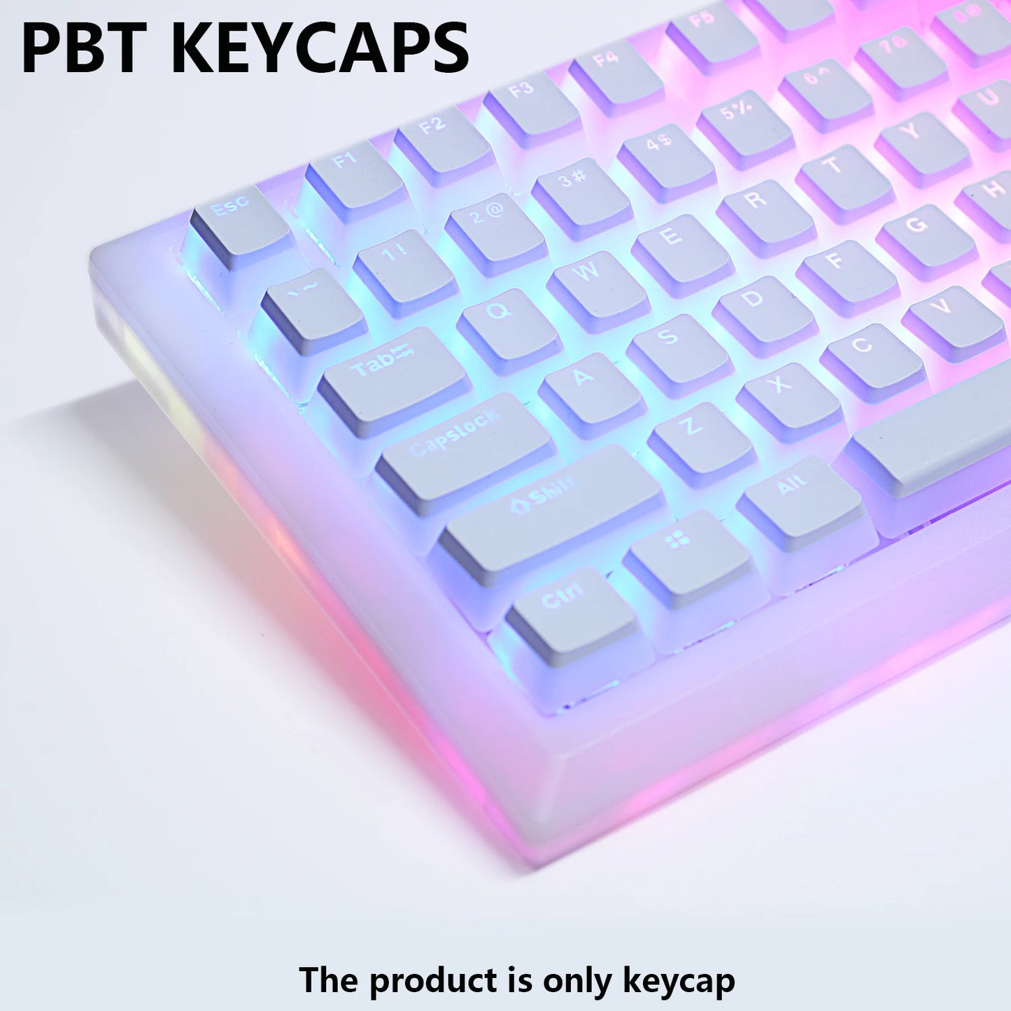 PBT Pudding Keycaps 129 keys Keycap OEM Profile Key cap For Mechanical Keyboard kit Mx Switch RGB backlit 87 104 Gamer Keyboards