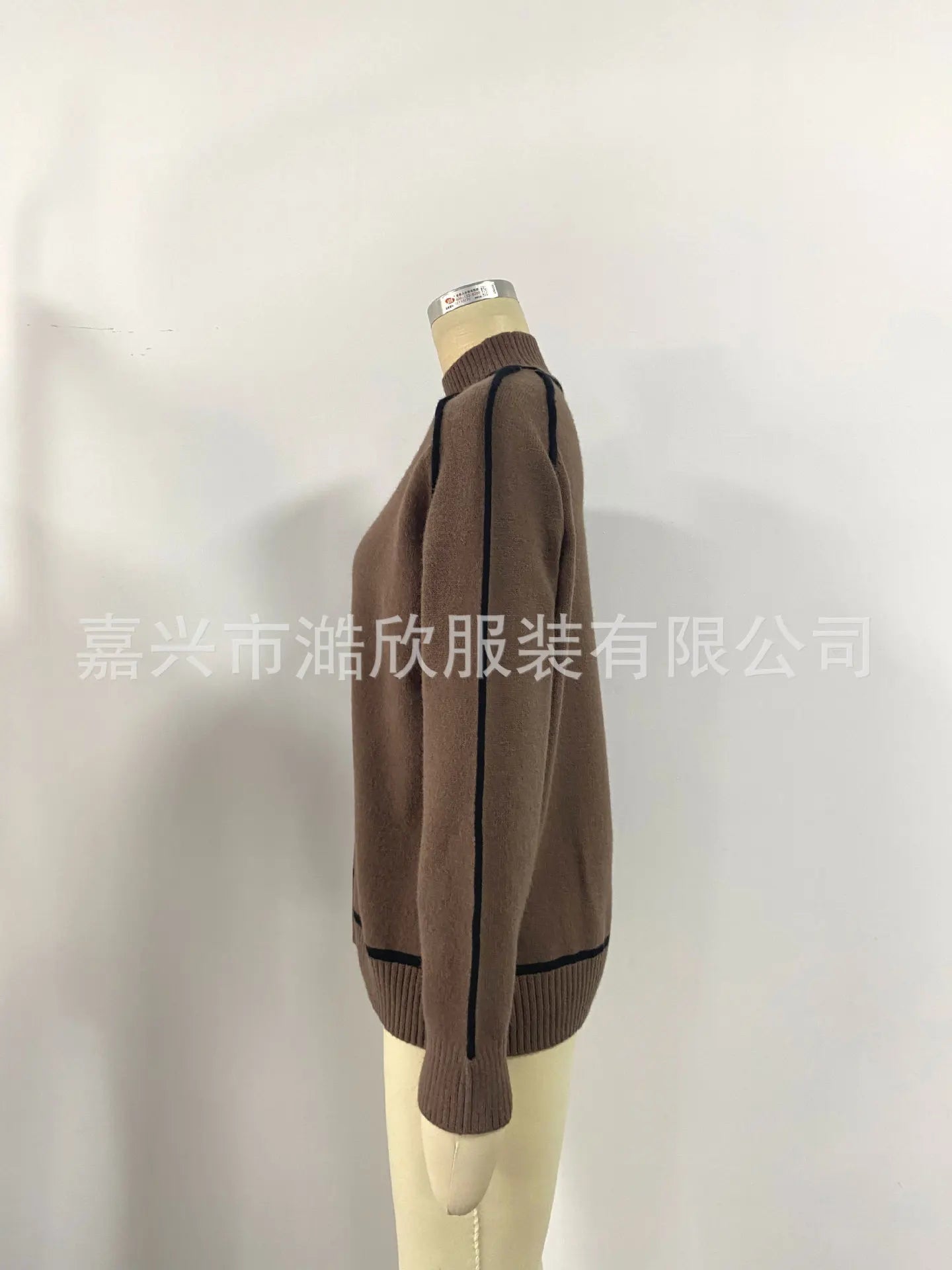 Fashion Basic Autumn Winter Color Matching Emperament Sweater High Neck Office Pullover Solid Soft Long Sleeve Clothing Tops