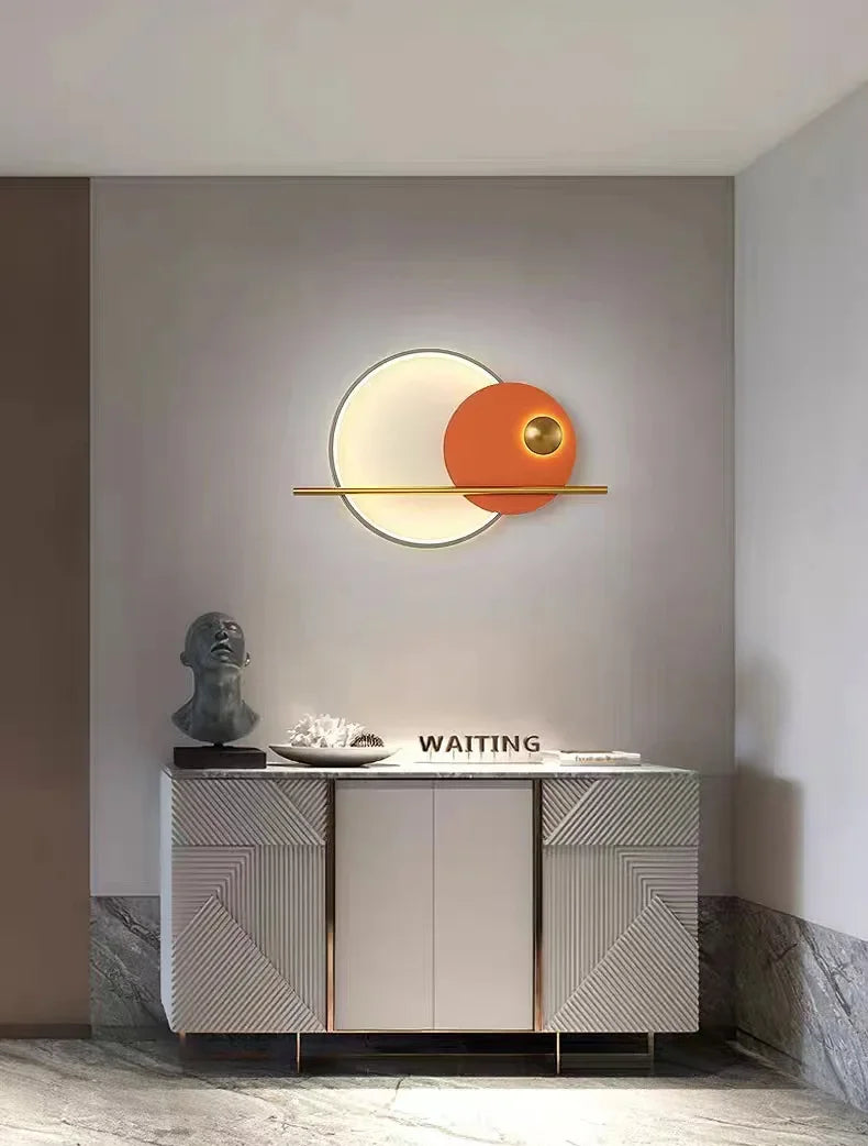 Designer Multiple Styles LED Wall Light Sconce Colorful Metal Parlor Restaurant Bedside Lamp Minimalist Art Deco Dropshipping