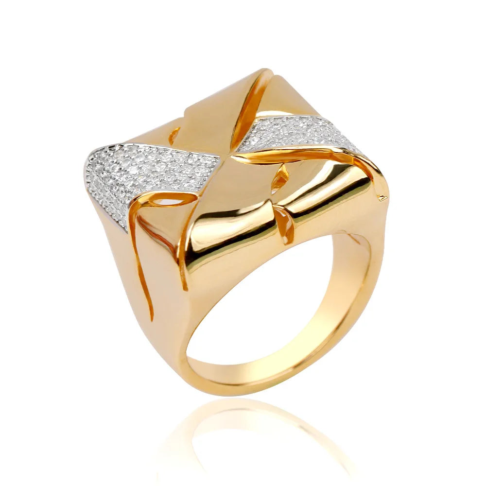 Bride Talk 2025 New Arrival Rings High Quality Cubic Zirconia Rings For Women Wedding Anniversary Party for Girlfriend Wife Gift