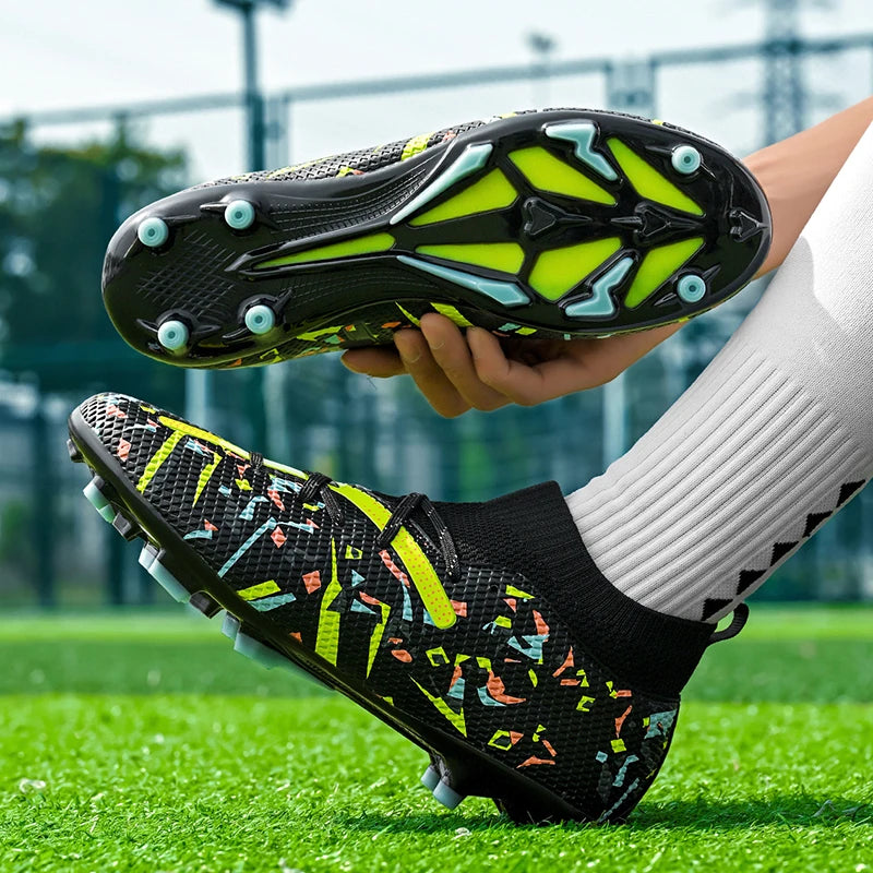 Professional Men Football Shoes TF/FG Soccer Shoes Society Cleats Fast Football Field Boots Sneaker Comfortable Original Unisex