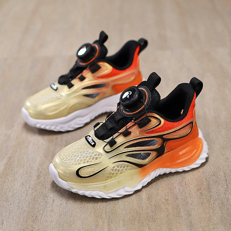 Childrens Running Shoes for Girls Breathable Mesh Soft Anti Slip Wear-resistant Sneakers Trendy Casual Sports Shoes for Kids