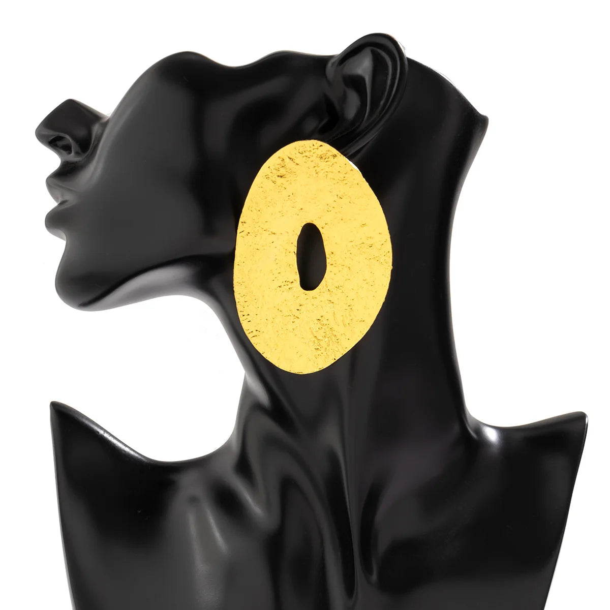 Exaggerated Large Irregular Ellipse Stud Earrings for Women Trendy Charms Wedding Accessories 2023 Fashion Jewelry Female Gifts