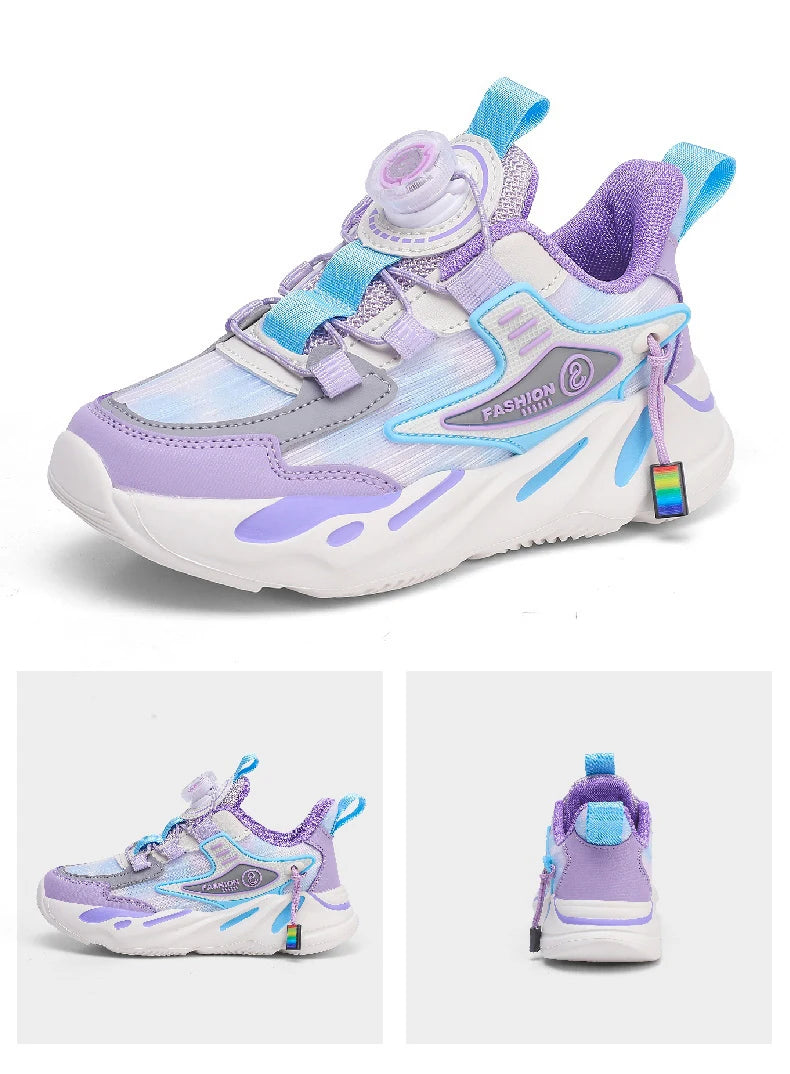 New Arrival Spring Autumn Children Running Shoes Non-slip For Boys Girls Brand Leather Comfort Kids Lightweight Fashion Sneakers