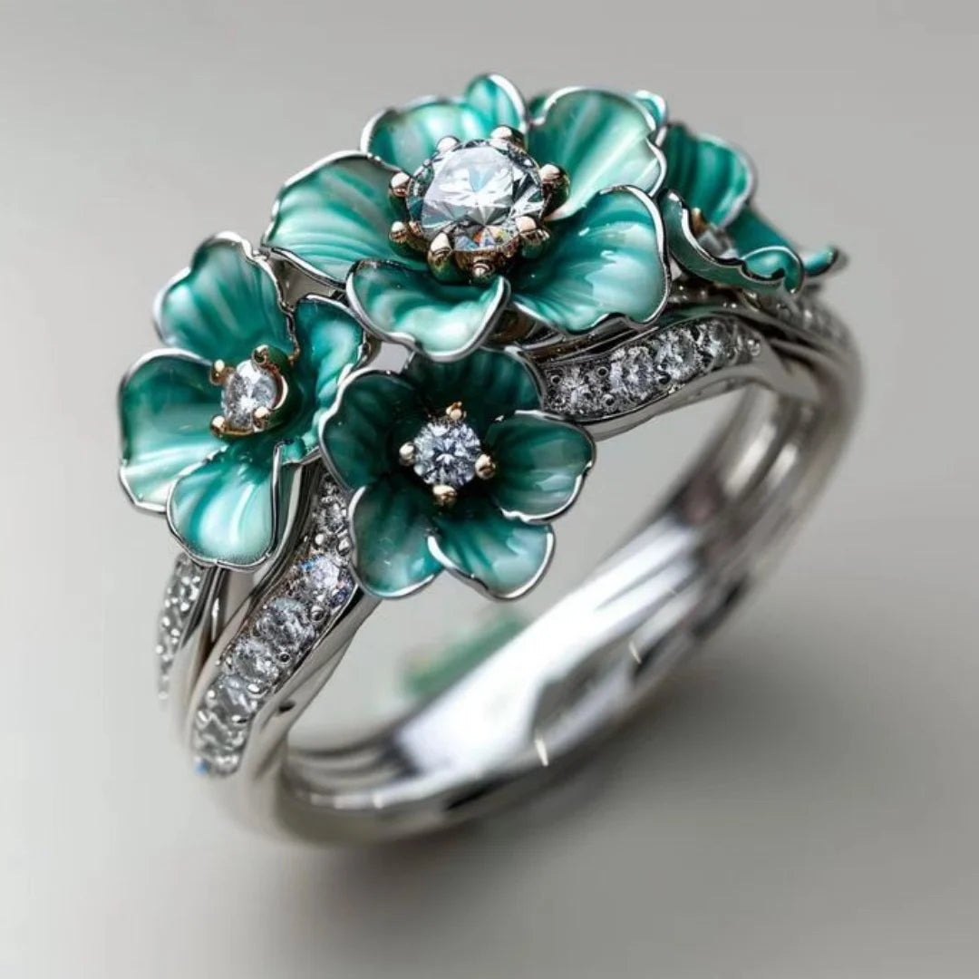 New jewelry, exquisite decoration, fashionable butterfly pattern women's ring