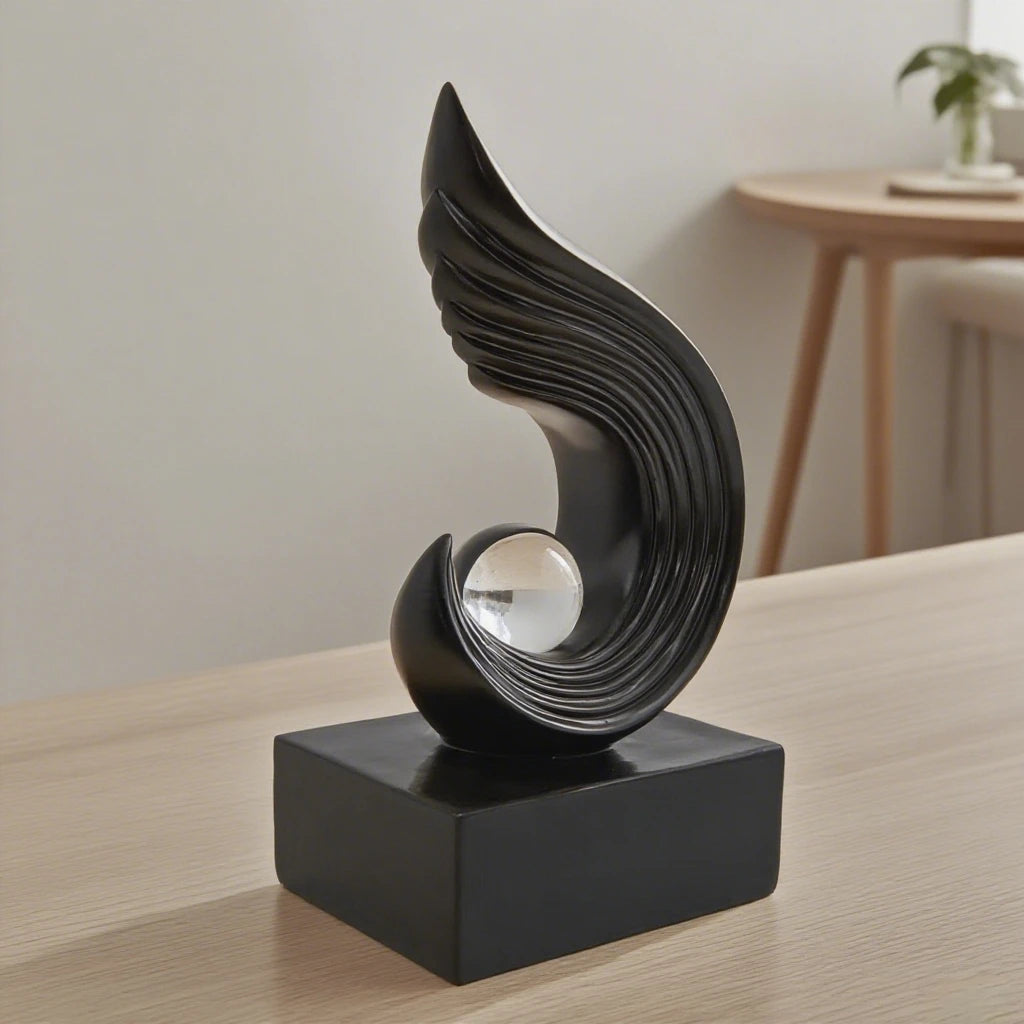 1Pc Feng Sheng Shui Qi Decoration Wine Cabinet Decoration Light Luxury High-End Living Room Tv Cabinet High-End Craft Home Display Cabinet