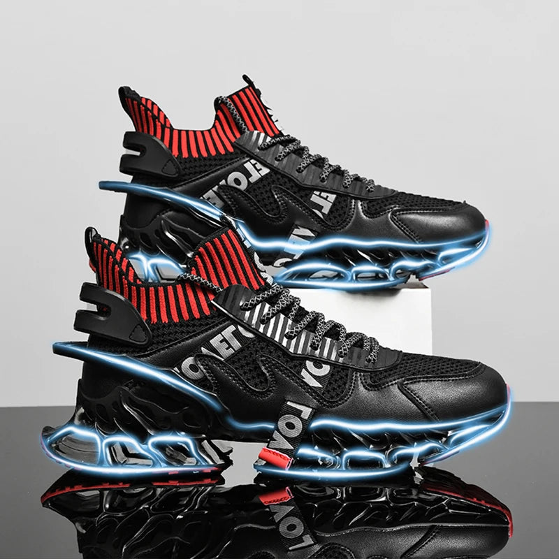 Men shoes Sneakers Male Luxury shoes Mens trend casual Shoes Trainer Race Breathable Shoes tenagers fashion blade running shoes