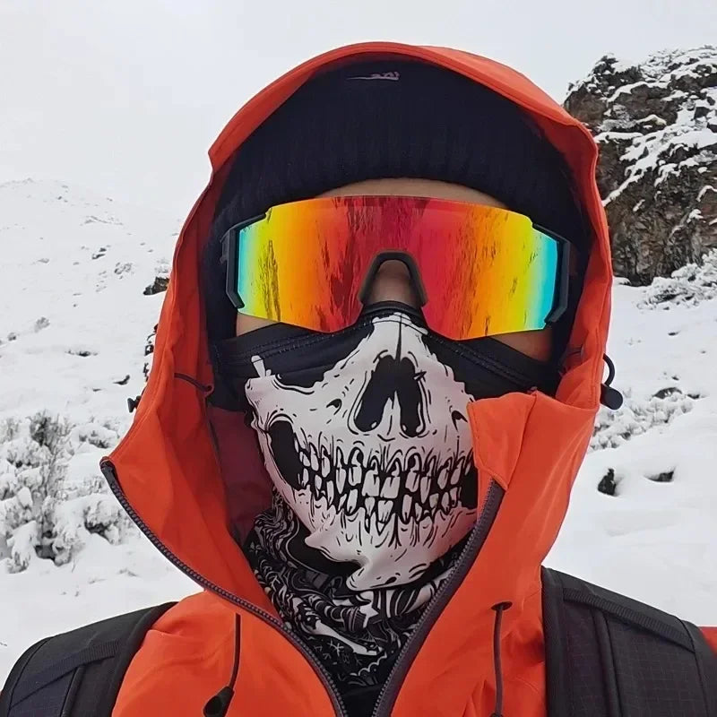 Oversized Rimless Sport Sunglasses Women 2024 New Fashion Frameless Shield Sun Glasses For Men Outdoor Bicycle Mountain Eyewear