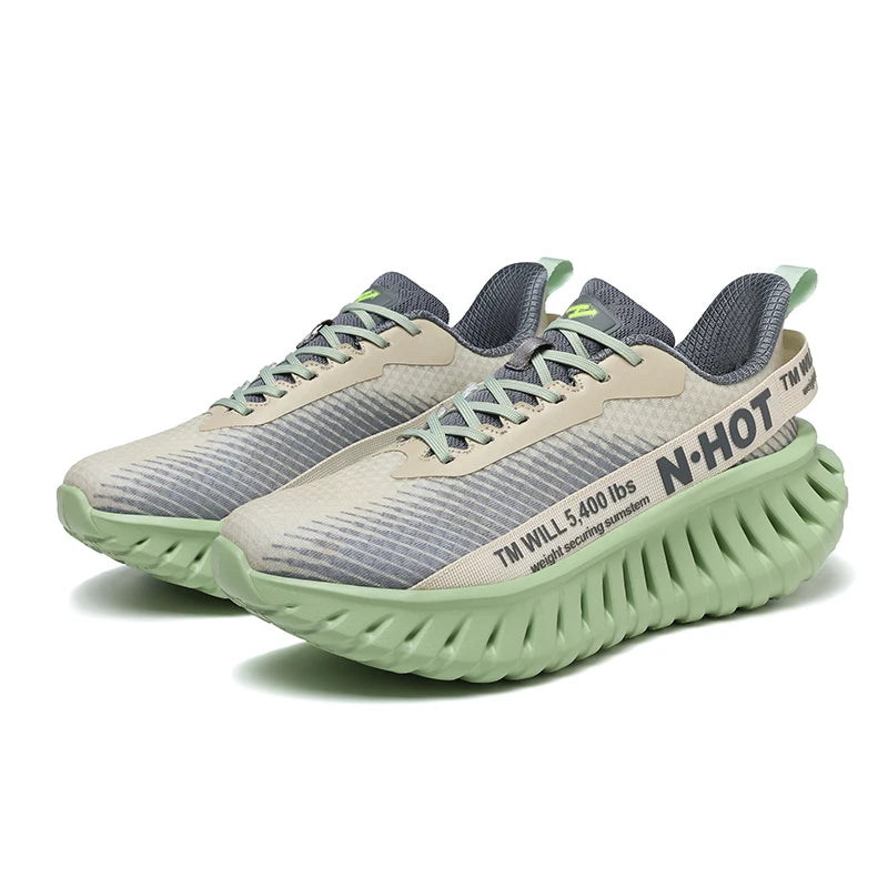 High-quality Chunky Running Shoes Women Men Light Comfy Outdoor Jogging 36-46 Mesh Breathable Trekking Shoes Versatile Sneakers