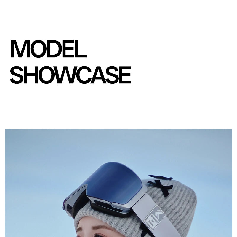 Kapvoe Men Outdoor Photochromic Snow Goggles Ski Goggles Winter Snowmobile Snowboard Anti-Fog Mask Women UV400 Sports Glasses