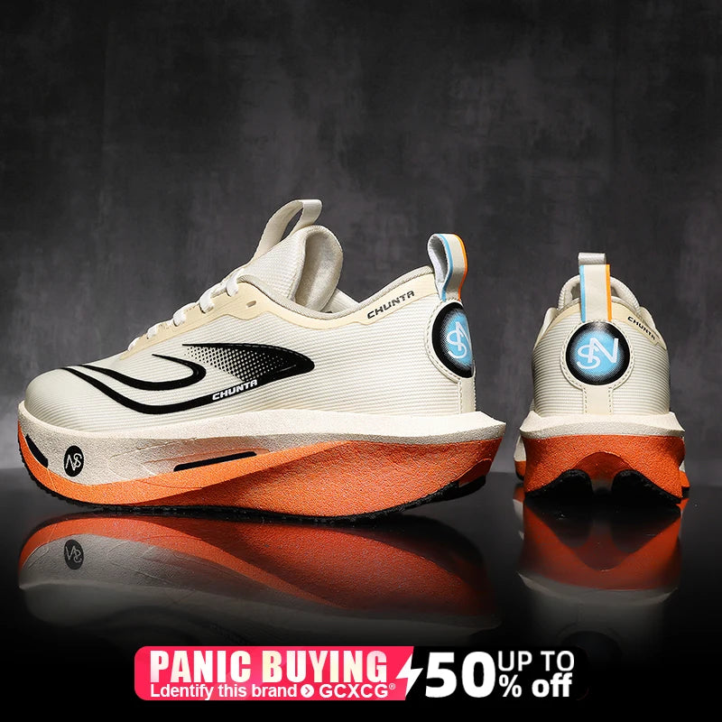 Running Shoes Carbon Board Speciality Marathon Men Sports Breathable Lightweight Women's Comfortable Athletic Nonskid Sneakers