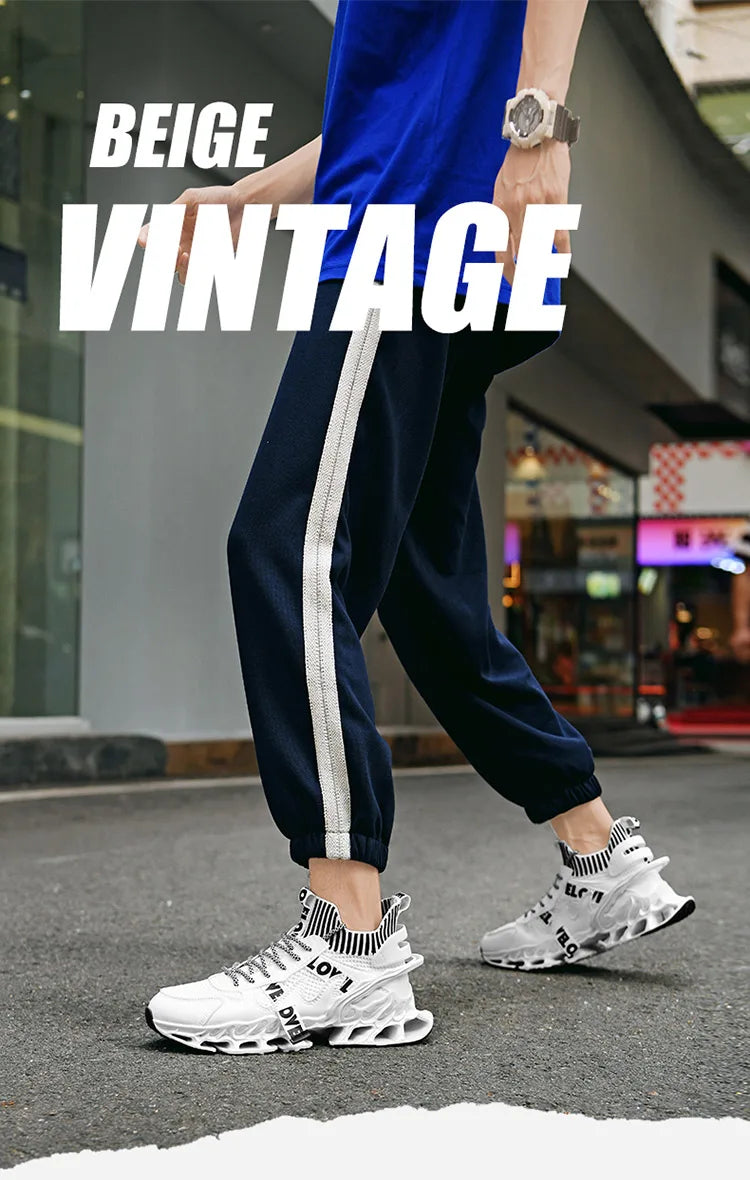 Men shoes Sneakers Male Luxury shoes Mens trend casual Shoes Trainer Race Breathable Shoes tenagers fashion blade running shoes