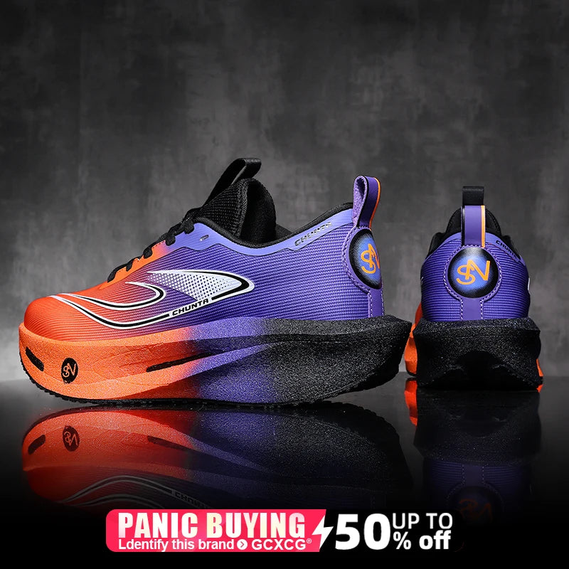 Running Shoes Carbon Board Speciality Marathon Men Sports Breathable Lightweight Women's Comfortable Athletic Nonskid Sneakers