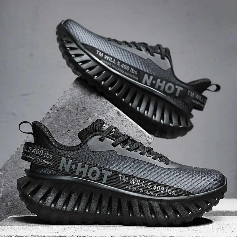 High-quality Chunky Running Shoes Women Men Light Comfy Outdoor Jogging 36-46 Mesh Breathable Trekking Shoes Versatile Sneakers