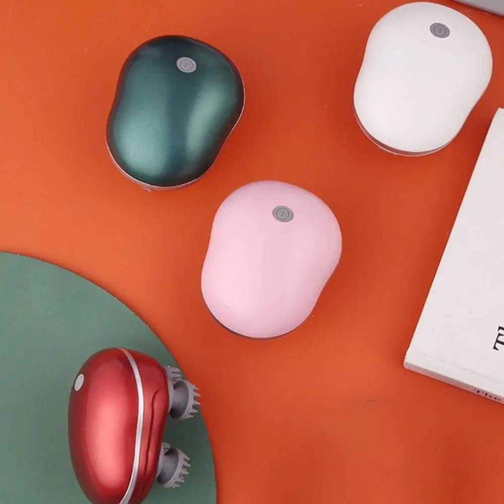 Portable Electric Head Massager Scalp Relax Vibration Scalp Massager Rechargeable Kneading Head Massage Machine Women/Men