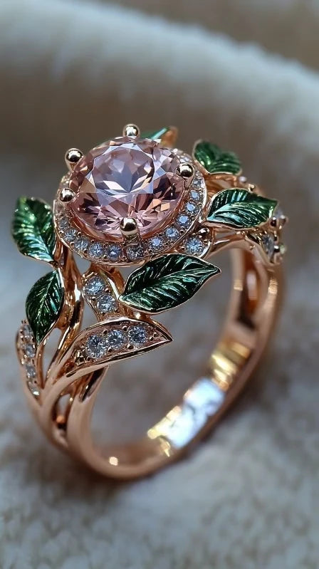 New jewelry, exquisite decoration, fashionable butterfly pattern women's ring