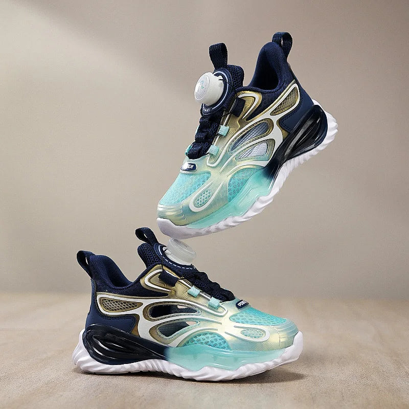 Childrens Running Shoes for Girls Breathable Mesh Soft Anti Slip Wear-resistant Sneakers Trendy Casual Sports Shoes for Kids