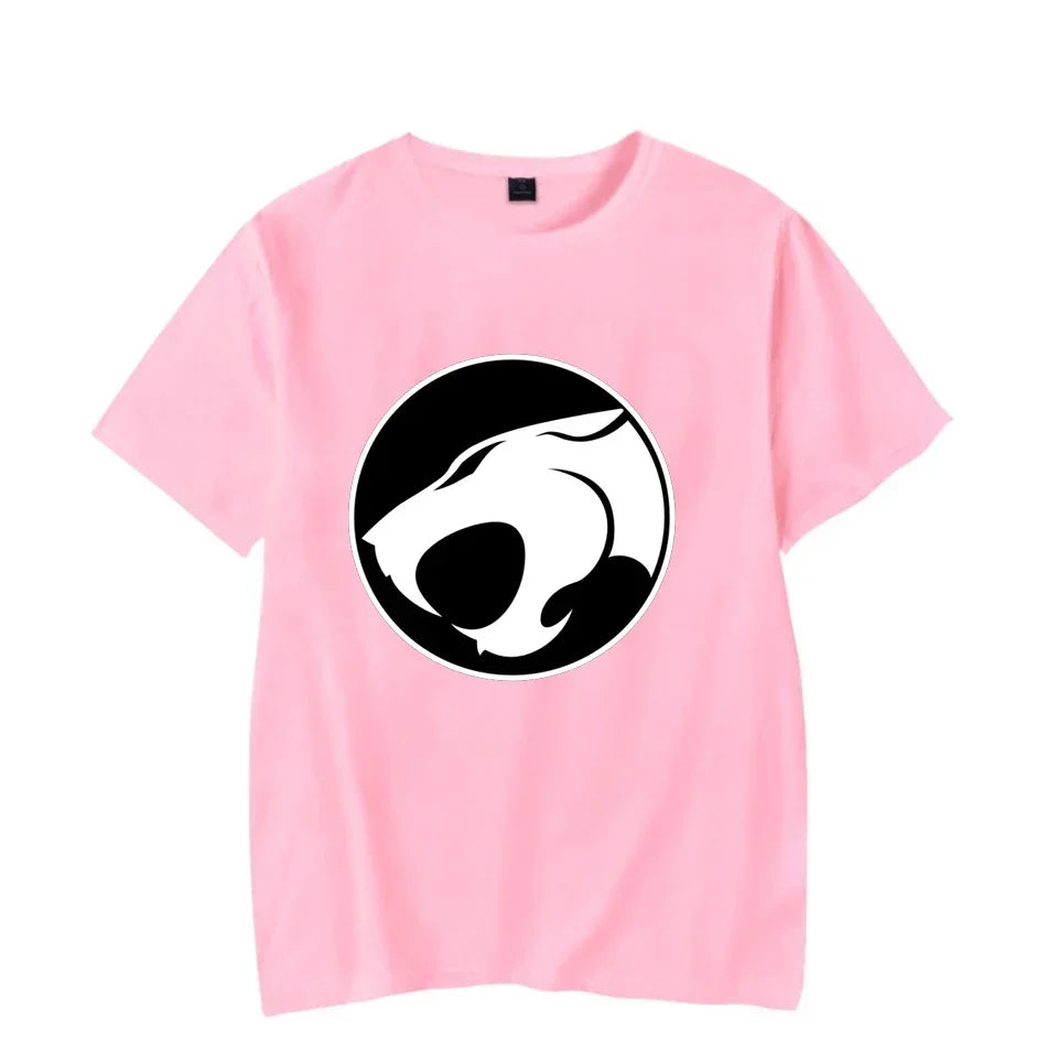 ThunderCat Luminous T-shirt Mens Fashion Casual Short Sleeve Round Neck Tops Mens Clothing Hipster Glowing ThunderCat T-shirt