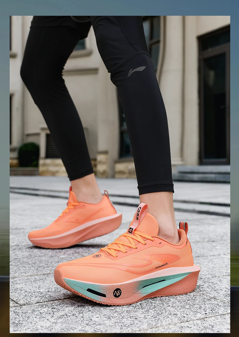 Running Shoes Carbon Board Speciality Marathon Men Sports Breathable Lightweight Women's Comfortable Athletic Nonskid Sneakers