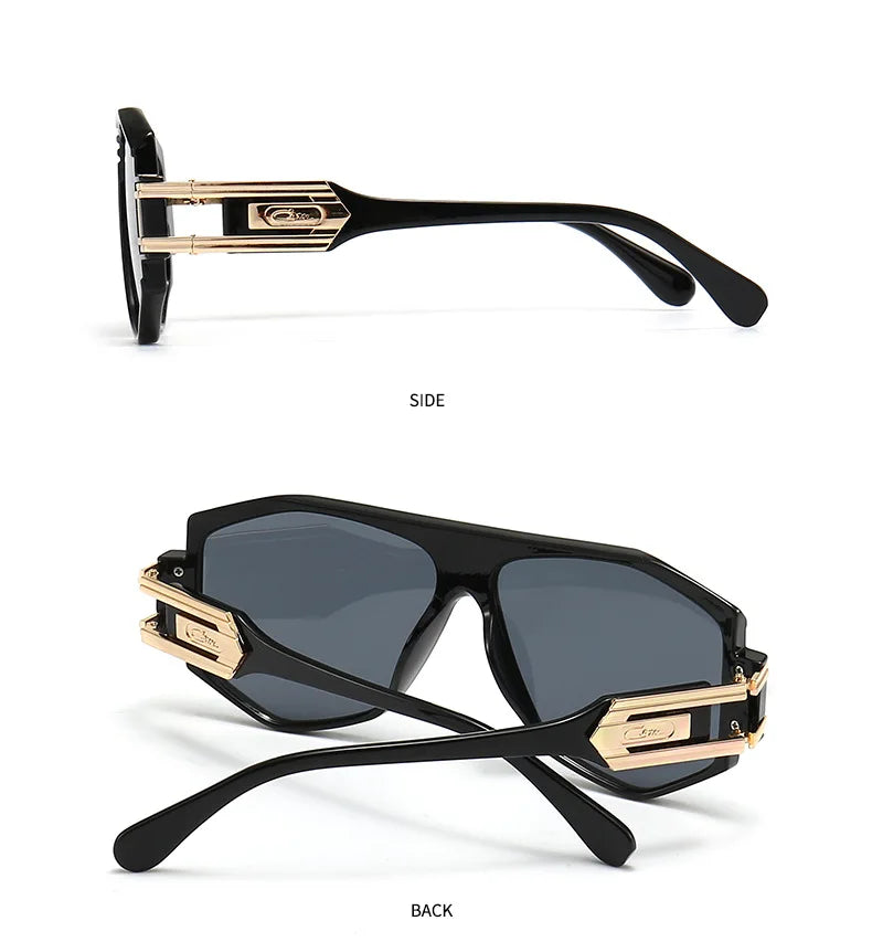 Retro Men's Sunglasses Square Sunglasses For Men Women Cyberpunk Style Glasses Anti Glare UV400 Go To Fishing Travel Driving