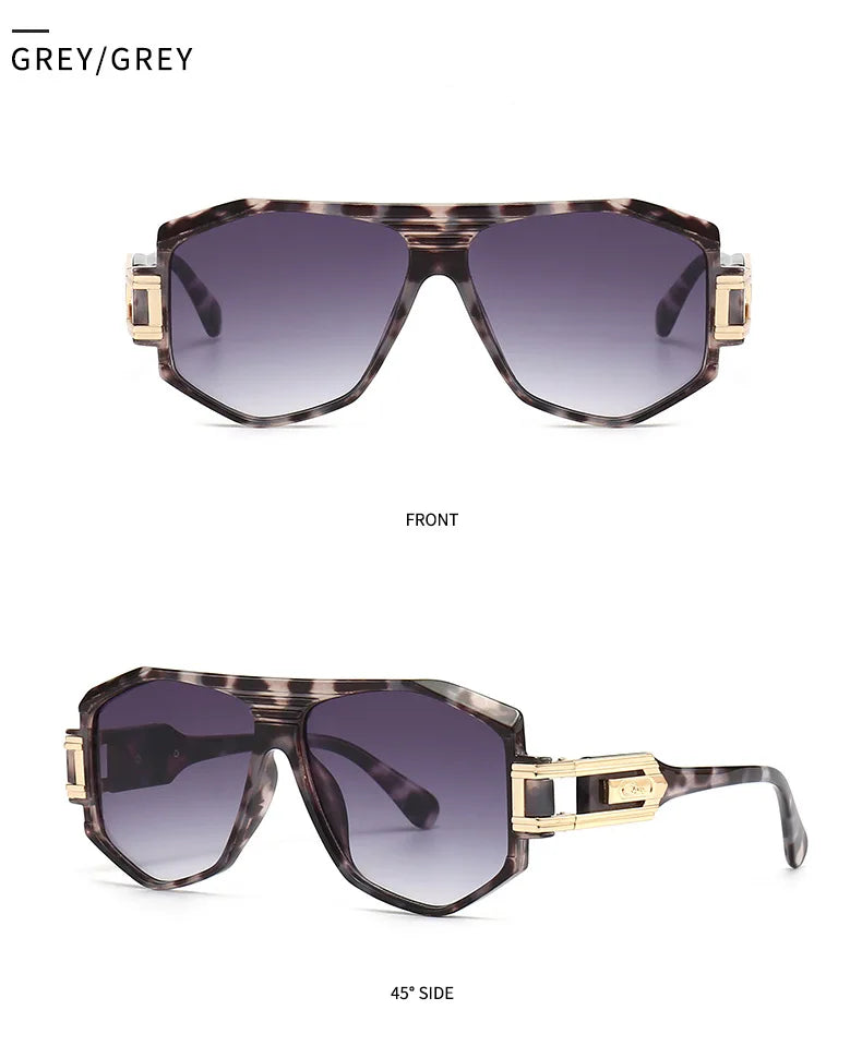 Retro Men's Sunglasses Square Sunglasses For Men Women Cyberpunk Style Glasses Anti Glare UV400 Go To Fishing Travel Driving