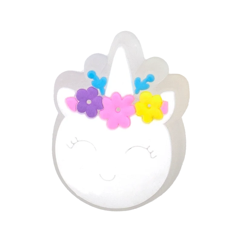 1PCS Pink Nurses Mom LED Shoes Charms Gamepad Turbo Football Shoe Decoration Accessories Rainbow Flower Doughnut Pins Clog