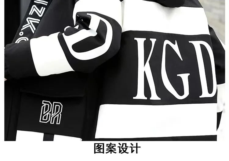 Winter cotton jacket men's thick warm men's cotton jacket loose winter jacket youth down cotton jacket fashionable cotton jacket