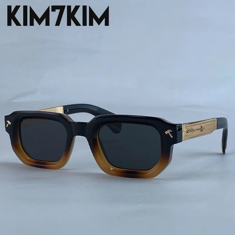 Polarized Square Punk Sunglasses Men 2025 Luxury Brand Classic Rectangle Sunglass UV400 Driving Eyewear Fashion Outdoor Shades