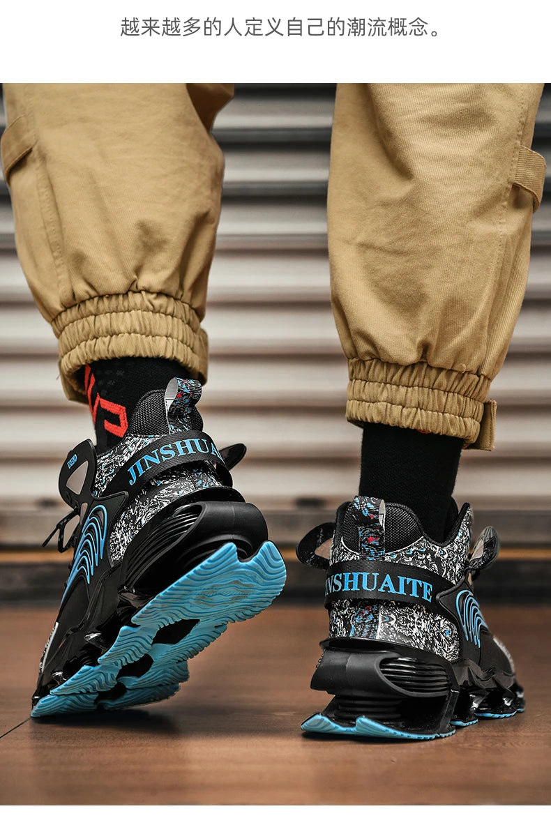 Men shoes Sneakers Male Luxury shoes Mens trend casual Shoes Trainer Race Breathable Shoes tenagers fashion blade running shoes