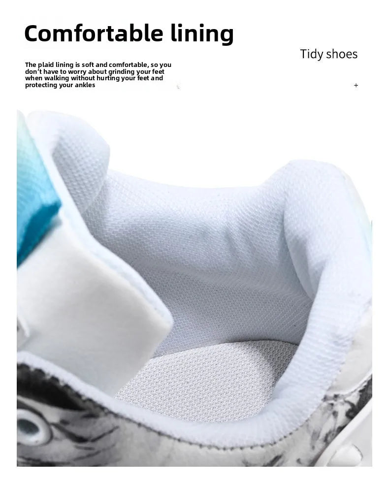 2025 Men’s Shoes Sneakers Fashion Breathable Platform Running Shoes Mesh Sport Light Unisex Male Casual Vulcanize Man Shoes