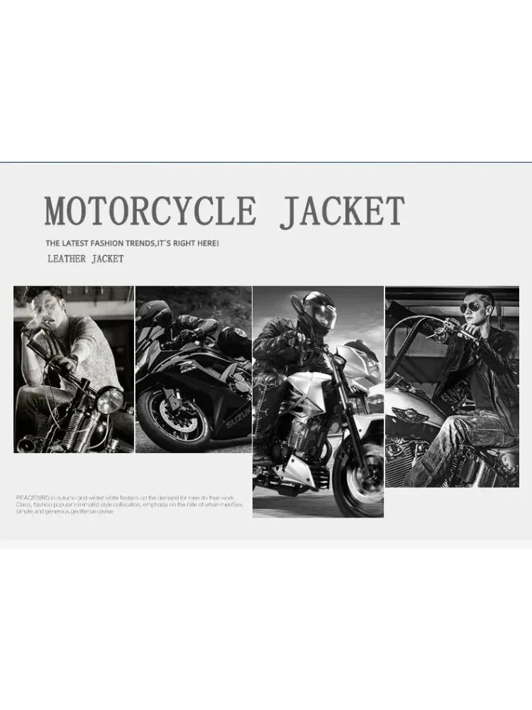 Fashion Warm Winter Mens PU Leather Jacket With Fur Collar Thicken Fleece Motorcycle Coat Casual Faux Leather Locomotive Jacket