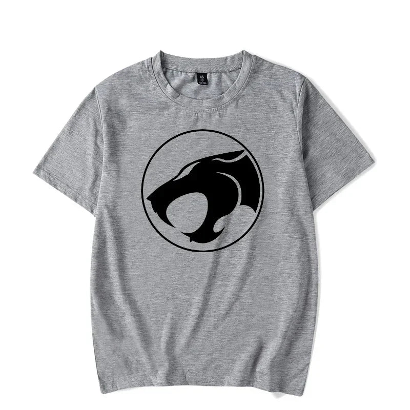 ThunderCat Luminous T-shirt Mens Fashion Casual Short Sleeve Round Neck Tops Mens Clothing Hipster Glowing ThunderCat T-shirt