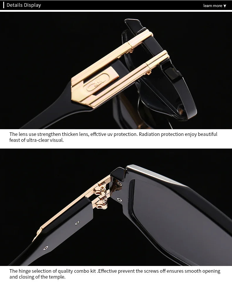 Retro Men's Sunglasses Square Sunglasses For Men Women Cyberpunk Style Glasses Anti Glare UV400 Go To Fishing Travel Driving